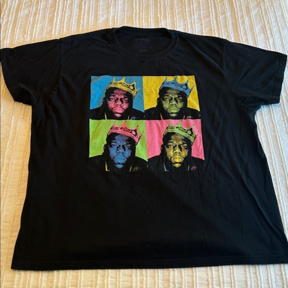 Ice Cube & The Notorious B.I.G. Graphic Tee Lot XL Y2K Rap Streetwear 2PC Shirt - Picture 2 of 7